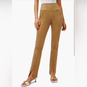 GOOD AMERICAN faux suede pants